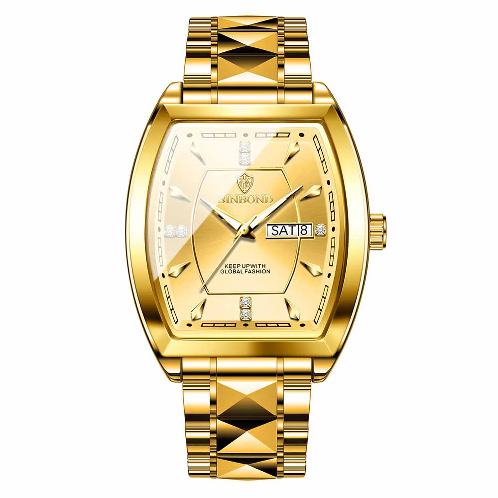 Men's Waterproof Luminous Running Alarm Clock Watch