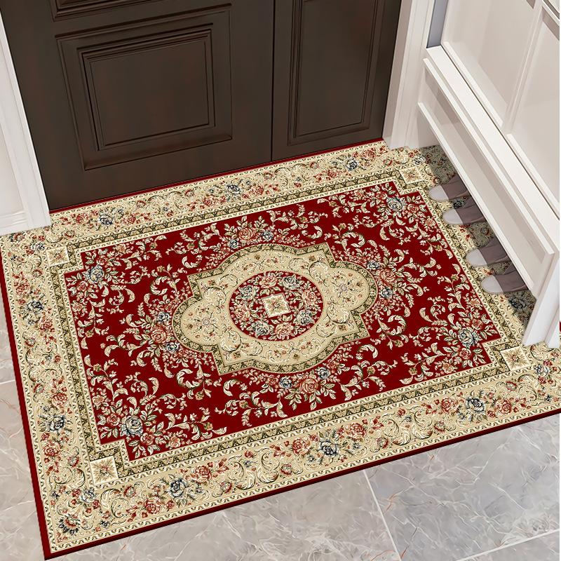 Entrance Door Mat Living Room Carpet Bedroom Bedside Carpet Retro Ethnic Style Hotel Homestay Carpet
