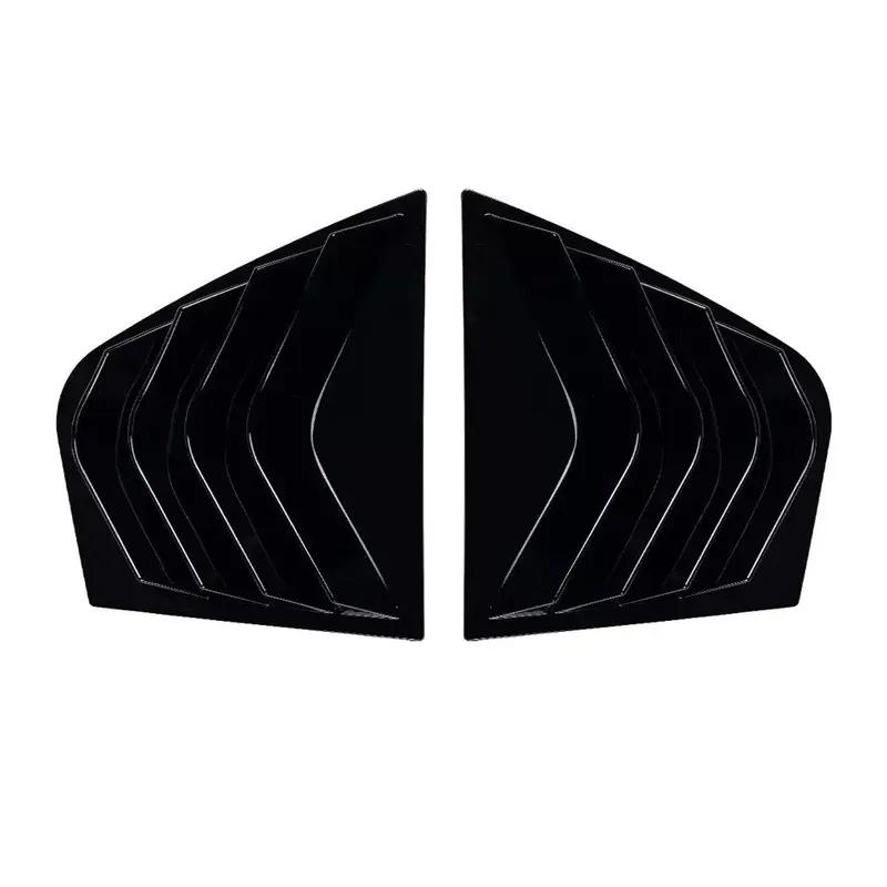 For Kia Stinger 2018      2024 Car Rear Window Louver Shutter Cover Exterior Side Vent Trim Scoop Sticker