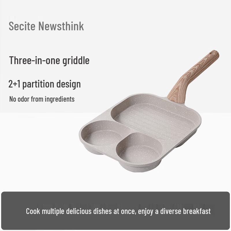 XST-2419 3-in-1 Non-stick Breakfast Frying Pan