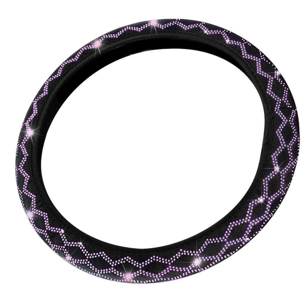 Yianyal Rhinestone Steering Wheel Cover | Car Steering Wheel Cover with Bling Crystal Rhinestones,