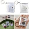 2Inch Mini Photo Albums Keychain For Photos Cards Small Album Book Card Holder