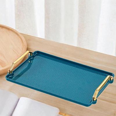 Dekoracyjna taca do serwowania, talerz na przekąski, stylowy prezent na parapetówkę, stojak na ciasto, prostokątny