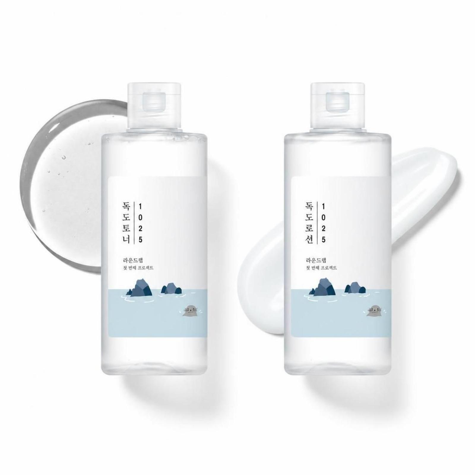 ROUND LAB 1025 Dokdo Toner 200ml + Lotion 200ml Set