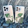 Green Skull Skeleton Drinking Coffee Phone Case for iPhone 16 15 14 Pro Max Plus 11 12 13 Pro Max Mini Shockproof Laser Covers