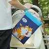 23*33Cm Waterproof Diaper Bag Wet And Dry Double Use Nappy Storage Bag Double Pocket With Zippers Travel Makeup Storage Bag