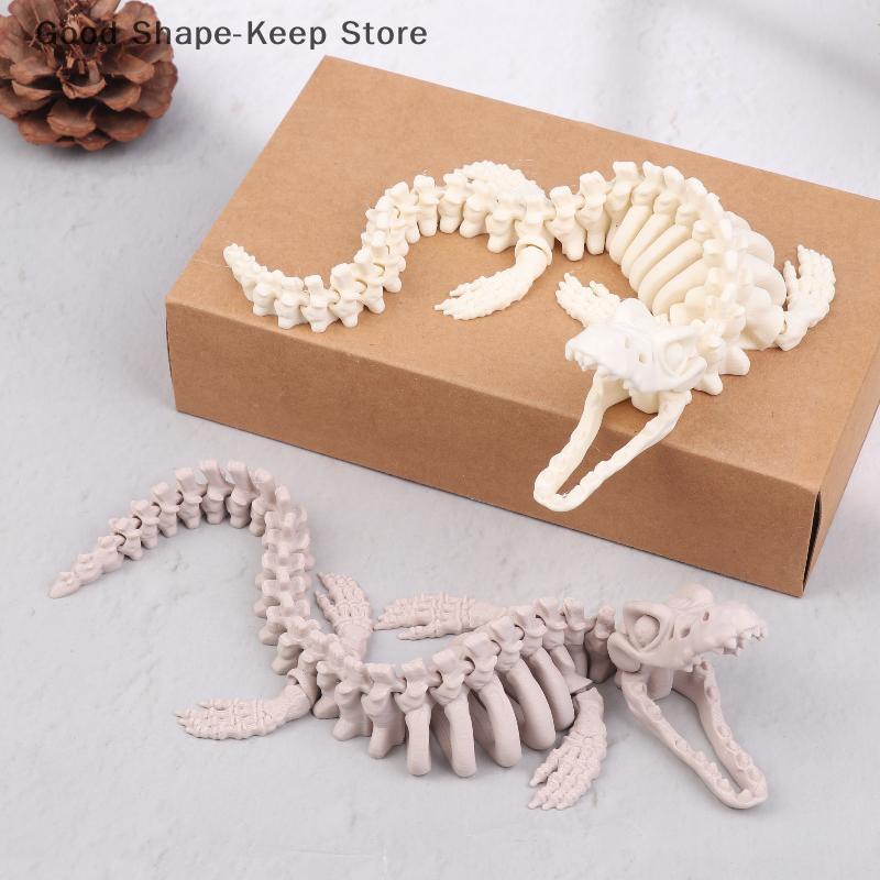Premium Mosasaurus Dinosaur Skeleton Model, Ideal Replica for Aquarium and Fish Tank Decoration