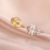 Celtic Knot Open Ring Vintage Unisex Jewelry Trendy Adjustable Band Christmas Gift
