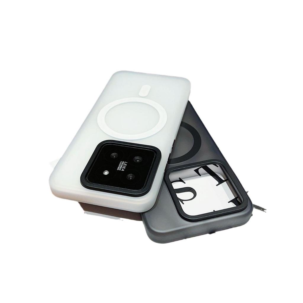 Xiaomi 17Promax & VIVO X300 Semi-transparent Magnetic Phone Case, Frosted Skin-feel, Find X9 Cover.