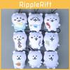 White Bear Plush Keychain Cartoon Soft Toy Popular Girl Gift For Bag