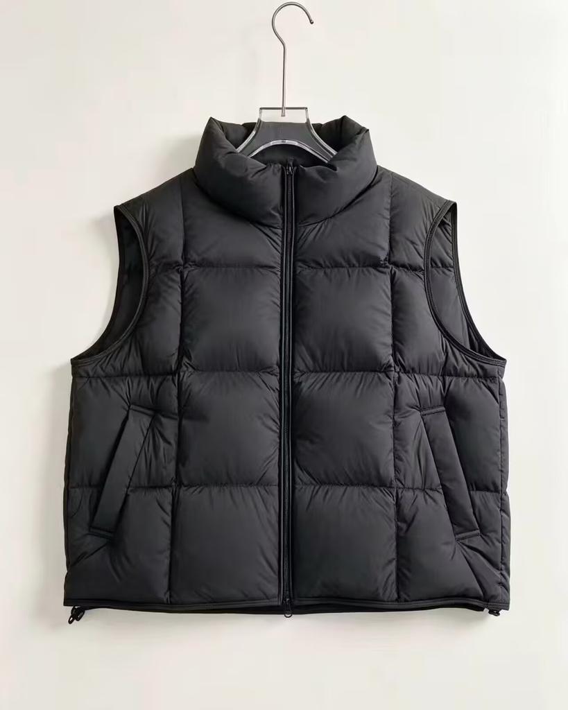 Down Jacket Vest Women's Short Autumn and Winter New Down Jacket Wearing Vest White Duck Down Vest Jacket