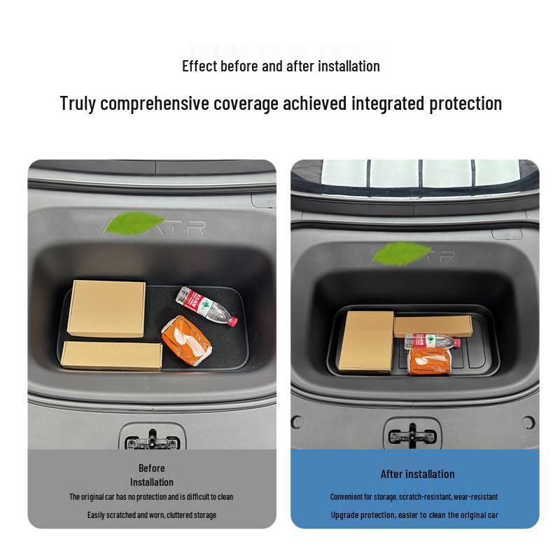 TPE Front & Rear Trunk Leather Mats for Yun Jie Avatr 06