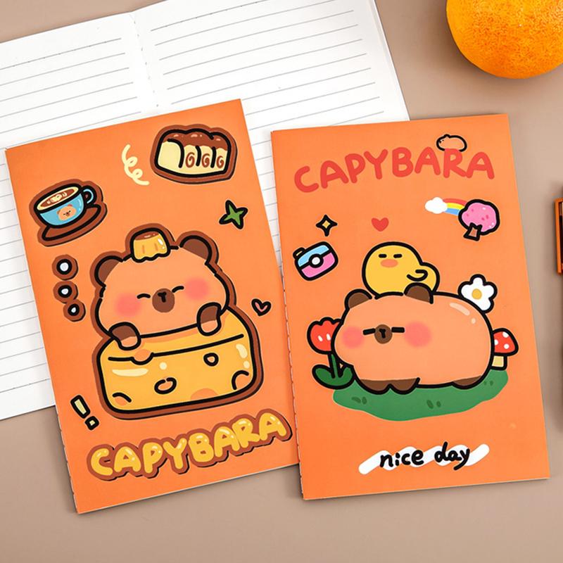 

Мультяшная капибара милый блокнот дневник записная книжка мини карманный блокнот школьные офисные принадлежности канцелярские товары