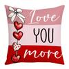 Vikama Valentine'S Day Gift Cushion Set Owl And Love Sofa Bedroom Home Decoration Pillowcase Without Inner Core