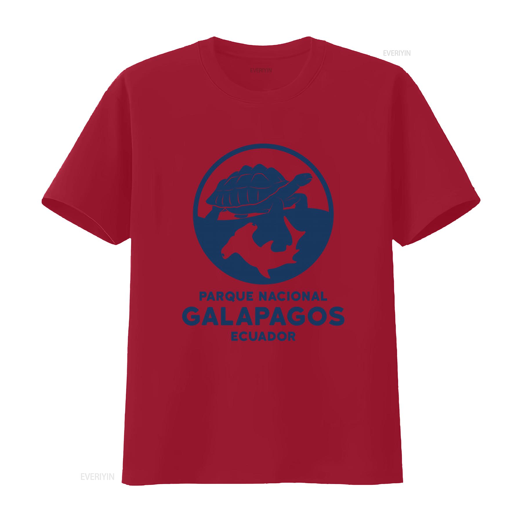 Galapagos Island National Park Turtle Shark Vintage Cool T Shirt M172 vintage Washed Stylish Comfortable homme Soft Slightly S