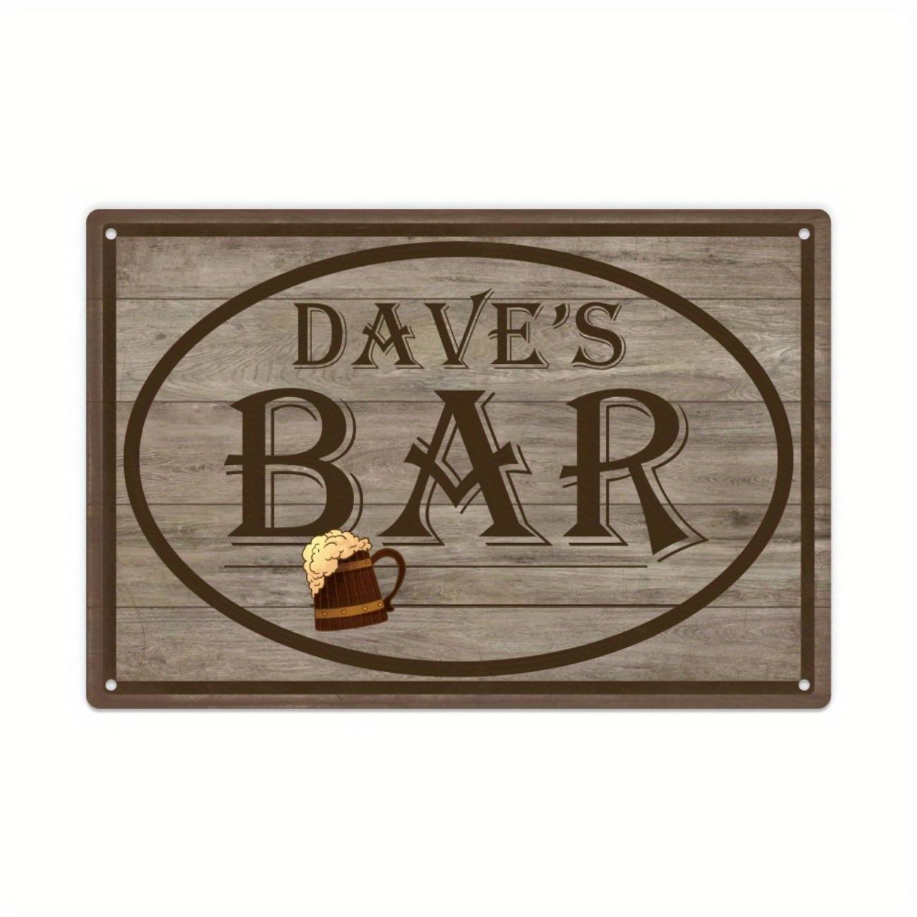 

1pc Custom Metal Tin Sign Personalized Bar Decor Farmhouse Wall Art Pub Club Man Cave Garage белый