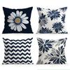 Modern Geometric Flowers Pillowcase Printed Polyester 40/45/50Cm Throw Pillowcover Decorative Sofa Cushion Pillowslip Home Decor