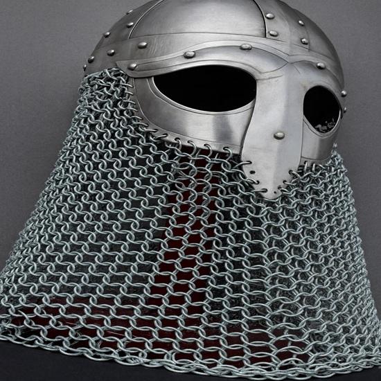 Hand-Forged Steel Viking Helmet: Medieval Combat Armor for LARP Cosplay Birthday gift