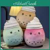 Adorable Cartoon Ice Cream Milk Tea Plush Doll Soft Cuddly Pillow For Kids