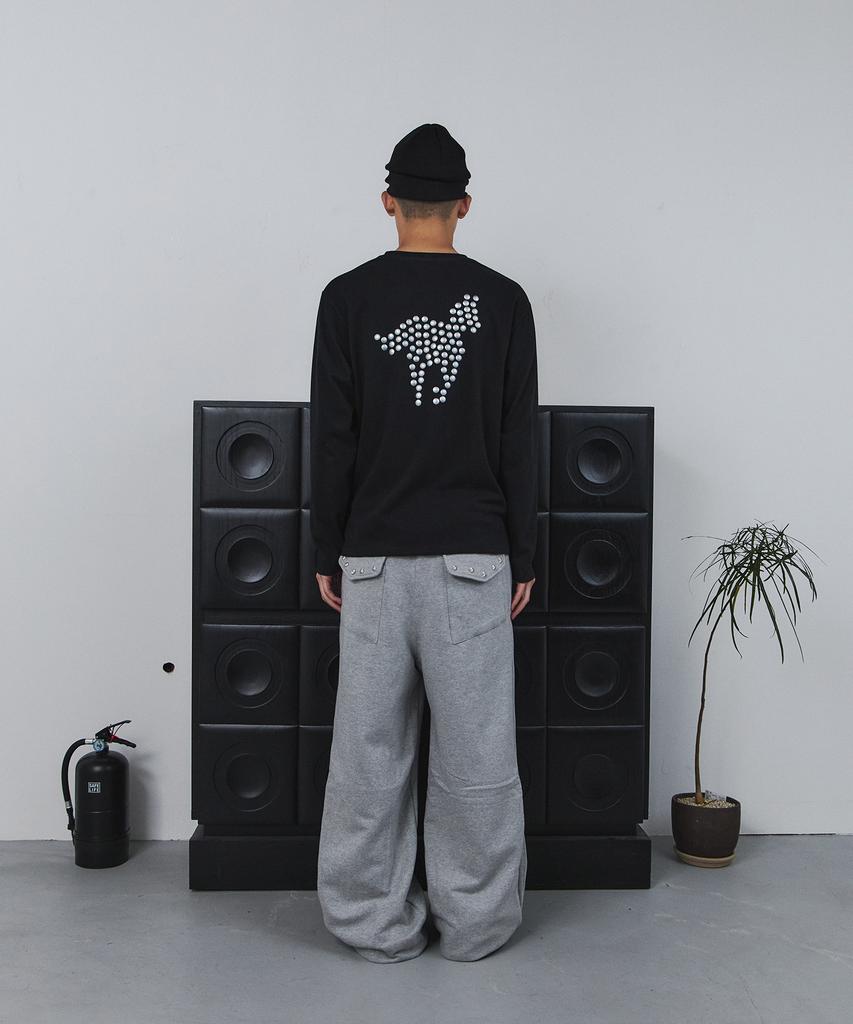 Tansanmageunesyum Pony Hotfix Long Sleeve (Black)