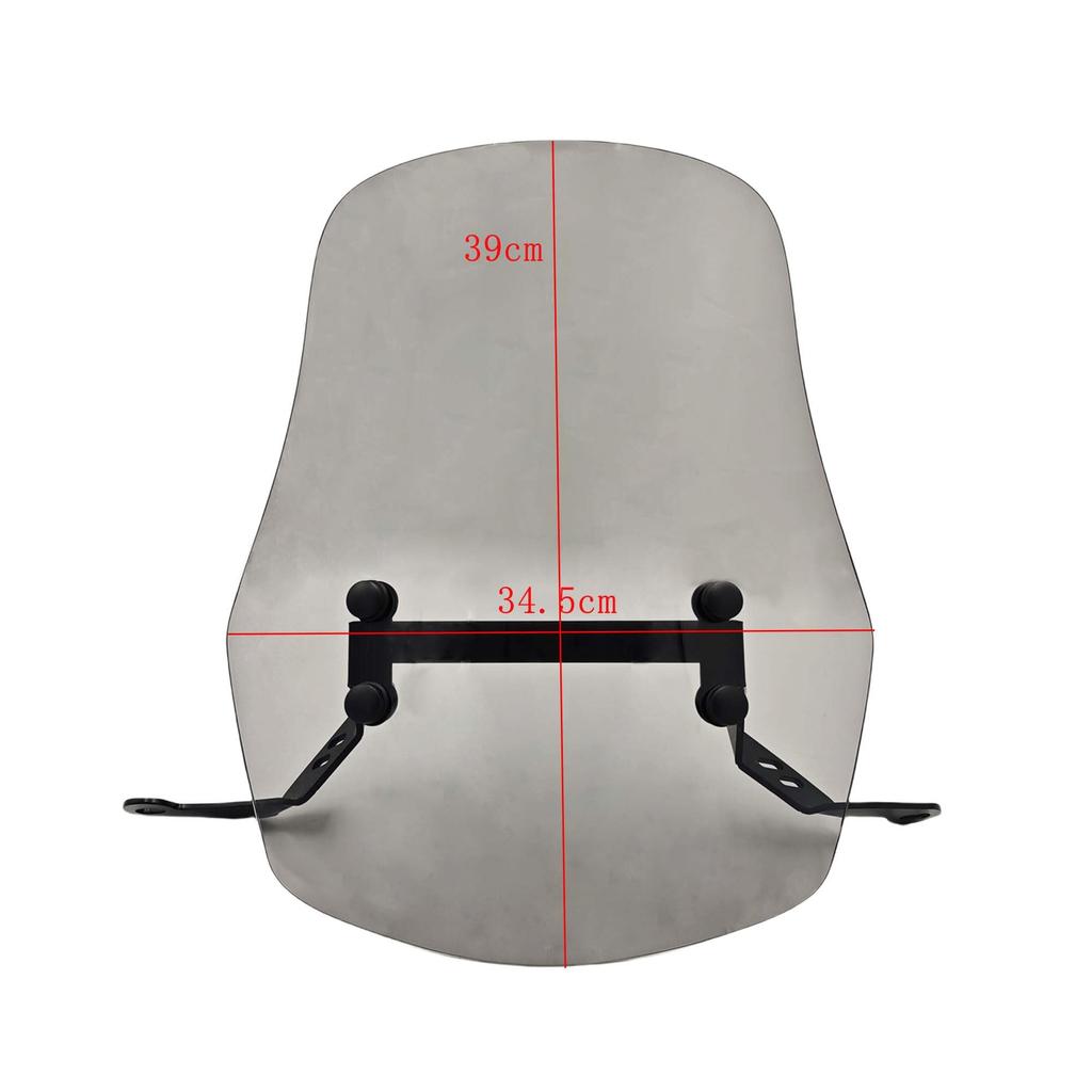 Yoothi Compatible Windshield for Honda Trail Hunter and CT125 CT125 Motorcycle Wind Motorcycle Modification Wind Hunter Cub CT125 Windshield Smoke