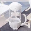 New Style Mugs,Tea Strainer Cat Monkey Tea Infuser Cup Grasses Mug Teapot Teabags for Tea Coffee Filter Drinkware Kitchen Tools
