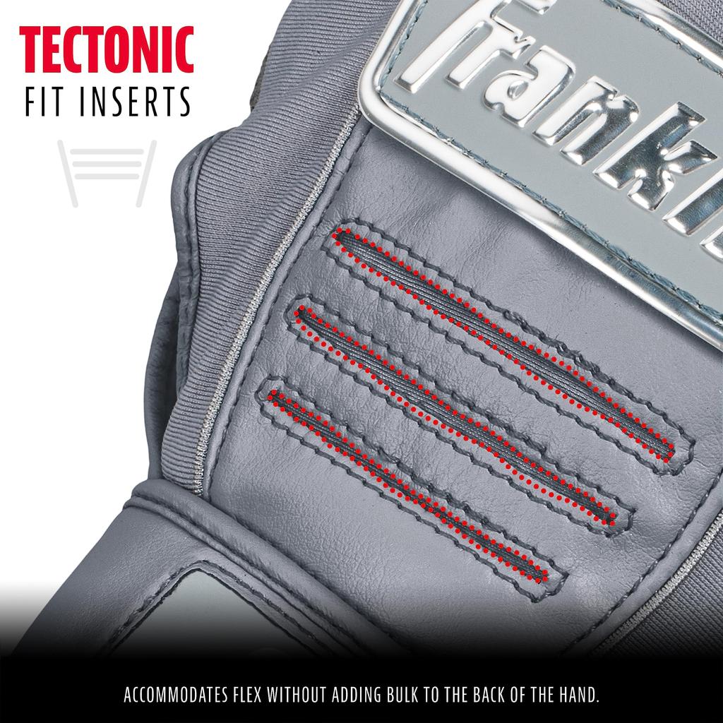 Franklin CFX PRO Chrome Batting Gloves Both Baseball Batting 20597 Size 2024 Codes (for Hands), Gloves, Gray, Small, Spring/Summer (Product