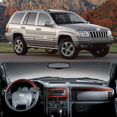 Pro Jeep WJ Grand Cherokee II 1999-2005 Dashmat Kryt palubní desky Přístrojová deska Ozdoby proti slunci