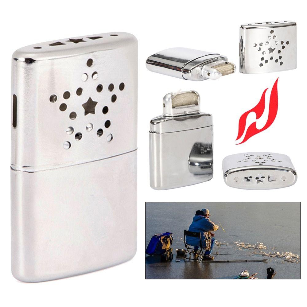 Stable Mini Metal Alloy Reusable Furnace Winter Heater Pocket Handy Winter Hand Warmer