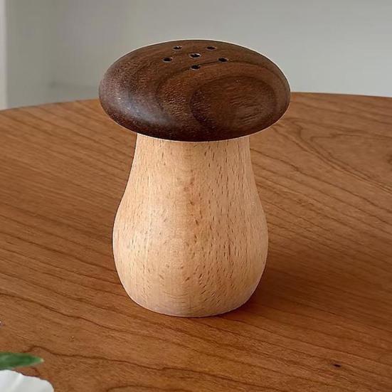 Wooden Mushroom Toothpick Holder Toothpick Dispenser Office Restaurant Desktop Box Home Farmhouse Rustic Toothpick Organizer Container