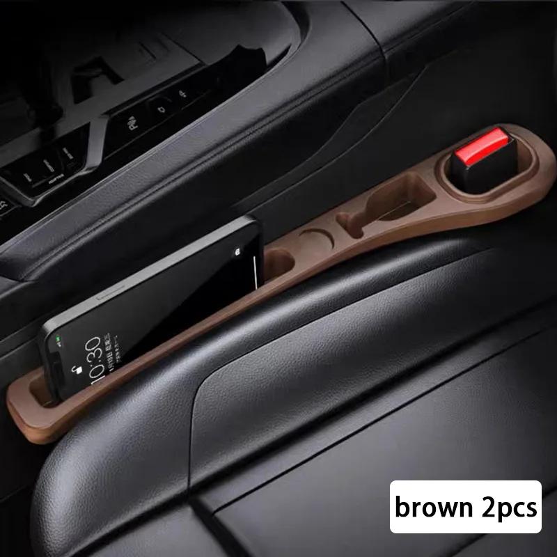Car Seat Gap Filler 2Pcs Center Console Side Crevice Filler Strip Elastic Seat Gap Filling Strip Drop Blocker