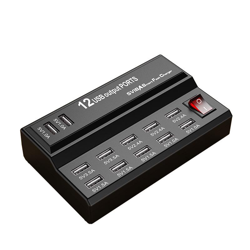 Multi-port USB Charger 5V 2A Fast Charge for Huawei, Apple, Xiaomi Phones