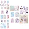 Cute And Fresh Cartoon Stationery Set Of 5 With Unique Envelopes And Sticky Notes