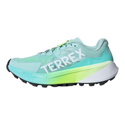Terrex Agravic 3 Semi Flash Aqua Damen Sneaker Blau Wolkenweiß Lucid-Zitronengelb JR5250