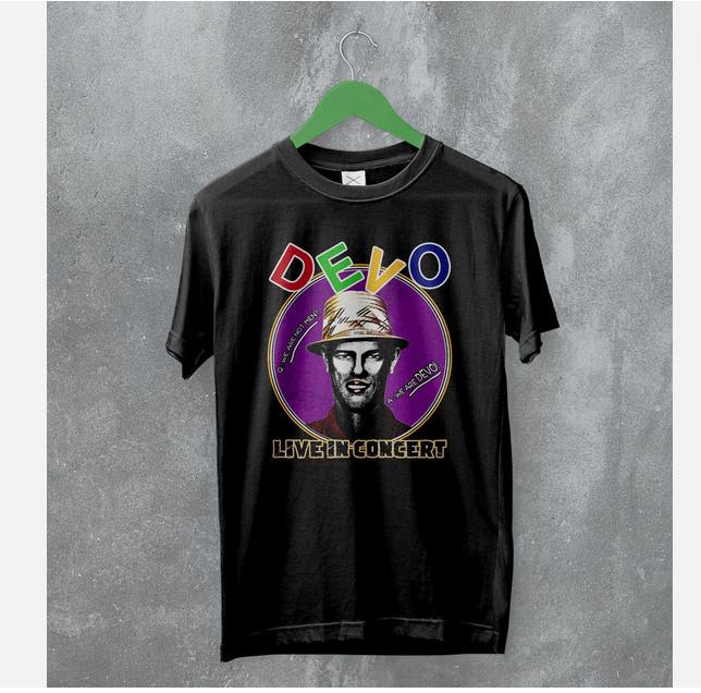 Devo T-Shirt Live In Concert Tee Tour Devo Shirt New Wave Band