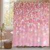 Bright Colors, Shiny Colorful Patterns Shower Curtain, Bathroom Decorative Shower Curtain, Printed Shower Curtain With Hooks