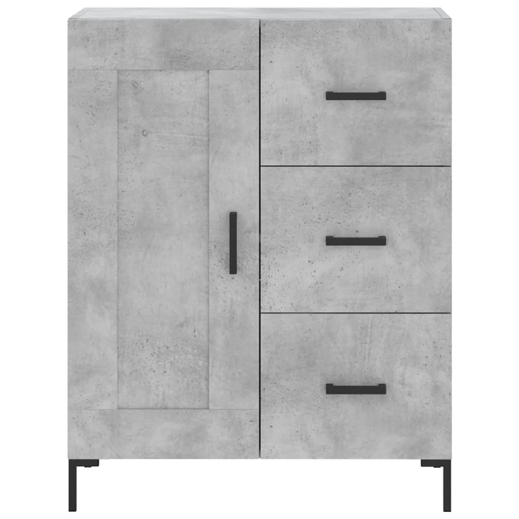 Highboard Concrete Grey 69.5 x 34 x 180 cm Particleboard