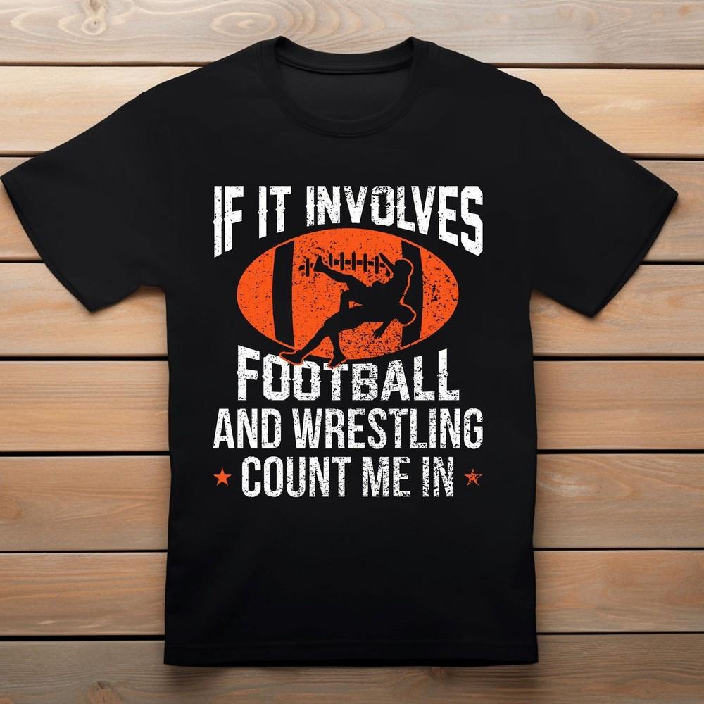 Если это связано с футболом и рестлингом, я в деле Футболка - Смешная спортивная футболка для унисекс XL