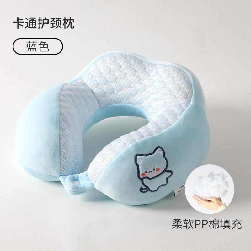 

Cartoon Ice Doudou Neck Pillow Travel Portable Neck Pillow Office Nap Pillow Cervical Spine Pillow single neck pillow