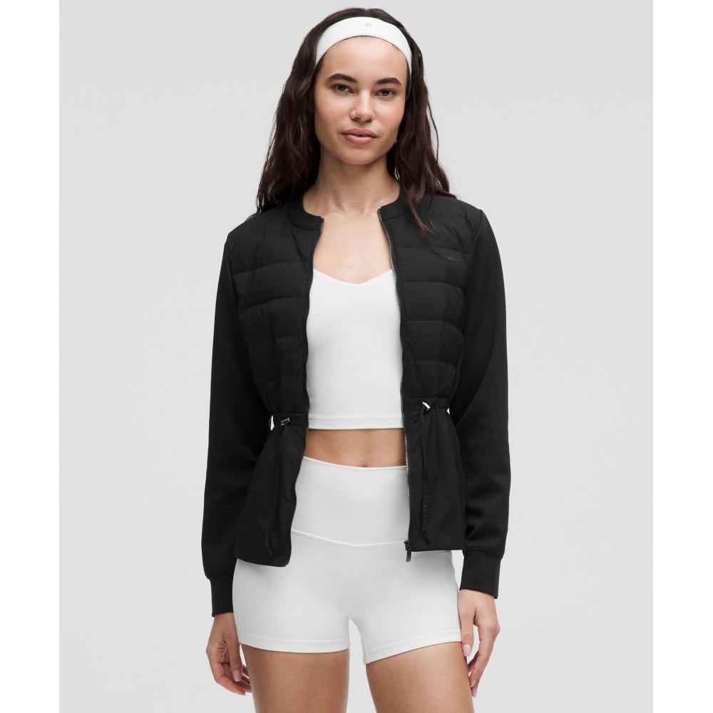 

Lululemon Down Filled Cinch Waist Jacket Black XXXS