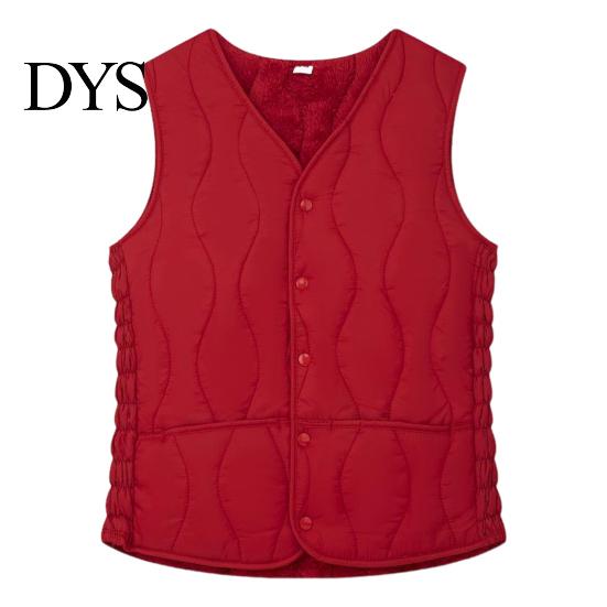 Fashionable Short Vest for Women Women's Warm Padded Lightweight Sleeveless Slim Fit Waistcoat Windproof Solid Color Single-breasted Fall Winter Daily