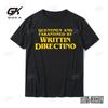 Quentinen und Tarantined mit schriftlicher Regie Lustiges Meme T-Shirt Oberteile T-Shirts Heißer Verkauf Normales Herren-T-Shirt