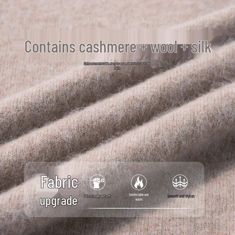 Hodo Men's Cashmere Silk Blend Sweater