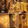 3/6M USB Power LED Firecracker String Lights Remote Control Garland Fairy Lights for Wedding Party Garden Christmas Decoration