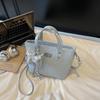 2025 Fashion Bowknot Basket Handbag - High-End Textured Crossbody Bag
