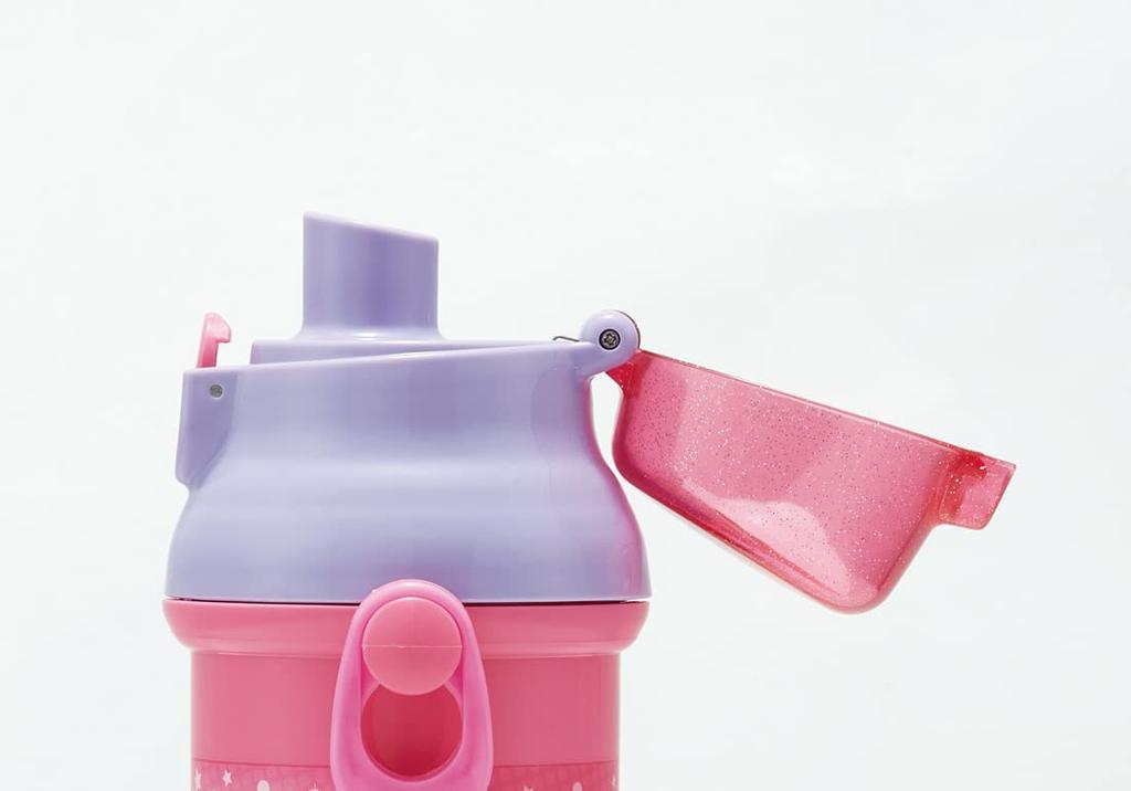 Bouteille pour Enfants Skater en Plastique, Eau, Ion Argenté, Grands Amis X Guerrier Kirameki, Fabriquée au Japon, 480ml, Antibactérienne Ag+, Powers, (PSB5SANAG-A)