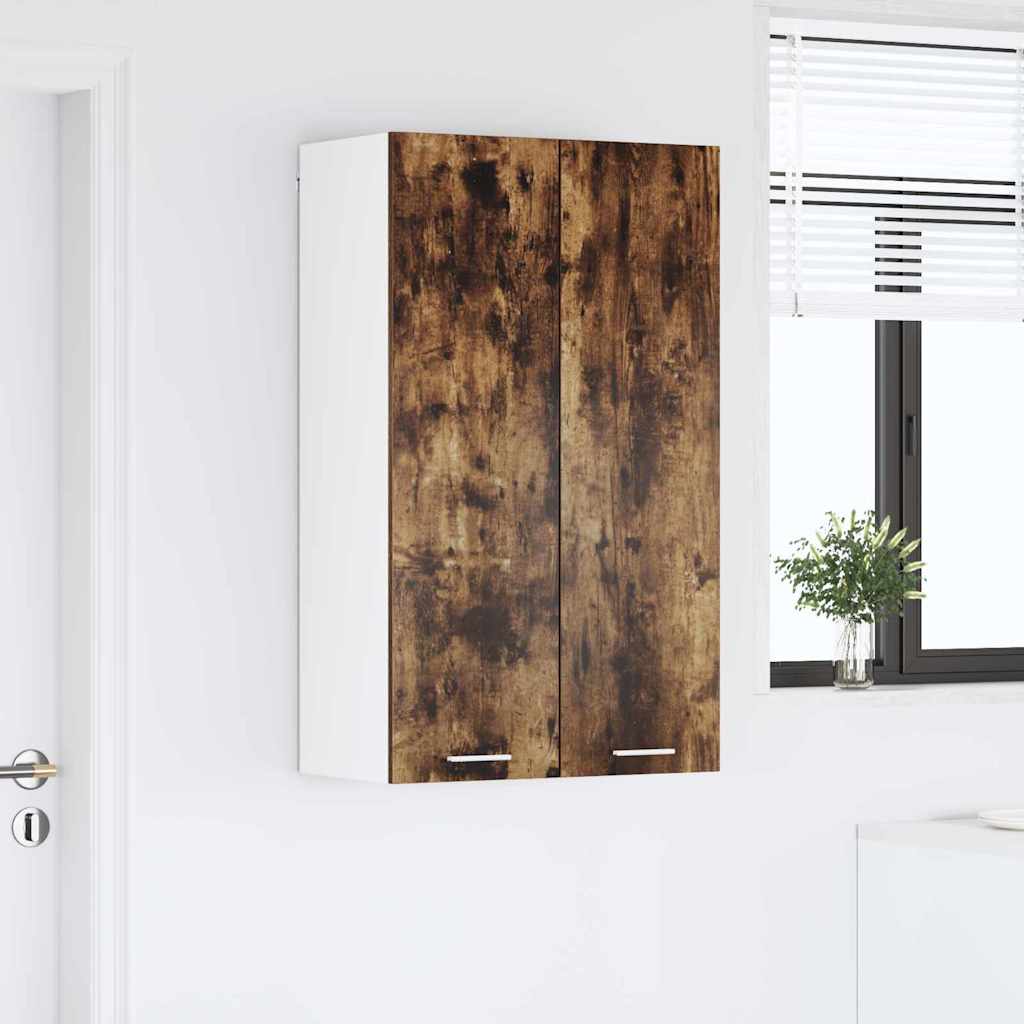 Hanging Cabinet Smoked Oak 60 X 31 X 100 Cm Particleboard