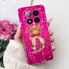 For Xiaomi Redmi Note 14 Pro Plus Fashion Crown Initial Letter Phone Case For Redmi Note14 4G 5G Note 14Pro Soft Silicone Cases