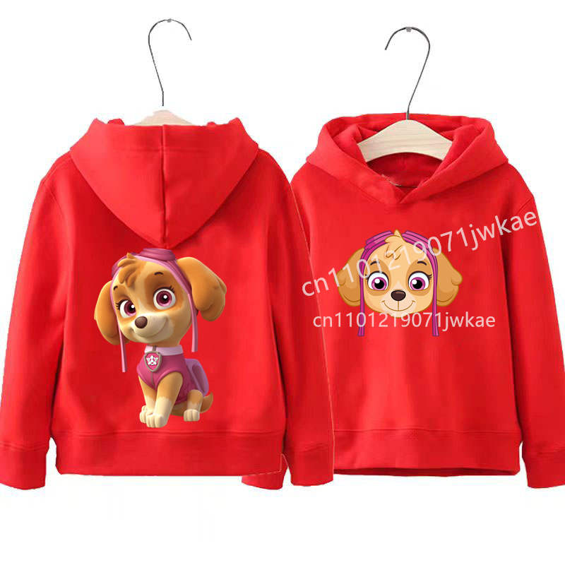 Toddler Boys Girls Casual Pullover Sweatshirt Soft Cozy Top PAW Patrol on Patrol Front and Back Patterns Print Hoodie for Kids