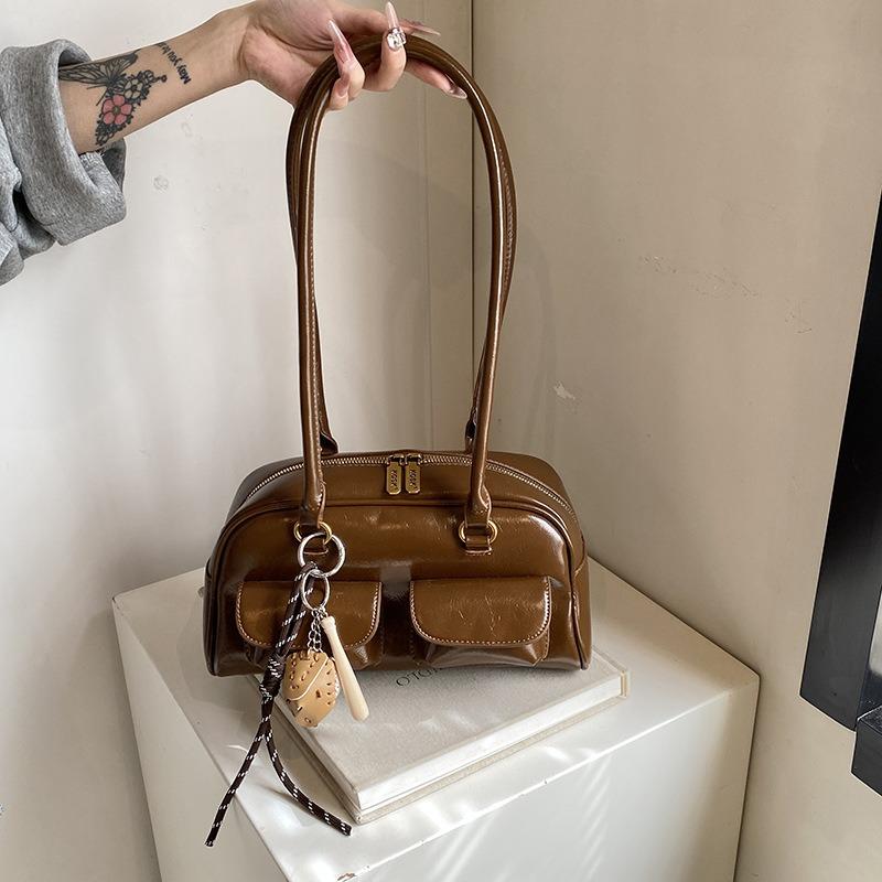 Retro Underarm Bag Women's New High-end Texture Shoulder Tote Bag Niche Large-capacity Portable Commuter Bag